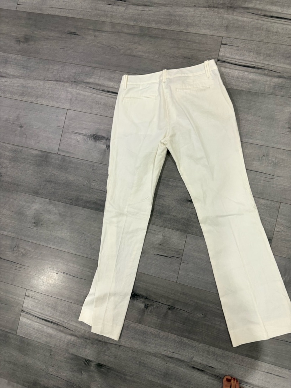 Woman White Dress Pants